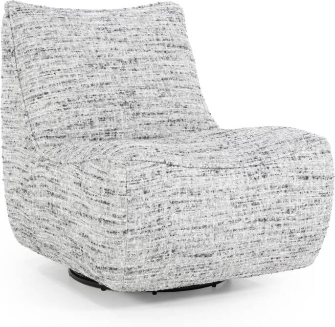 Eleonora Draaifauteuil Loys Chenille Grijs