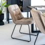 HUUS Stoel Danica Topkwaliteit stoel Zitting is gemaakt van Metaal 52x69x86 cm - Thumbnail 6