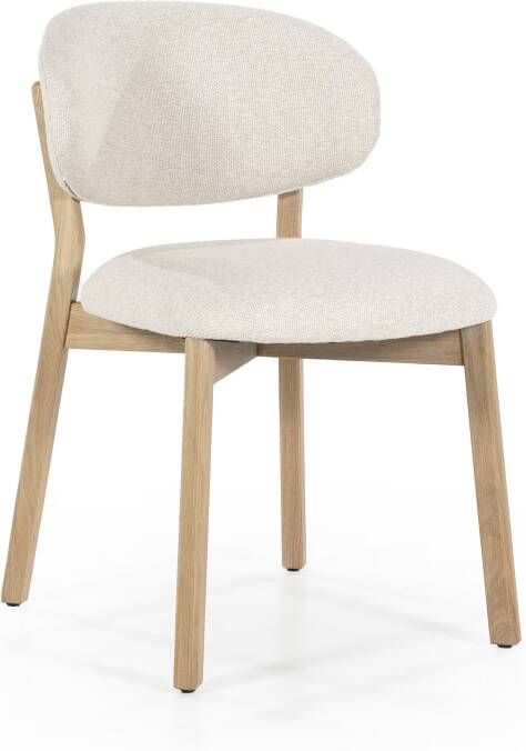 Eleonora Eetkamerstoel Mikky Beige Naturel Japandi