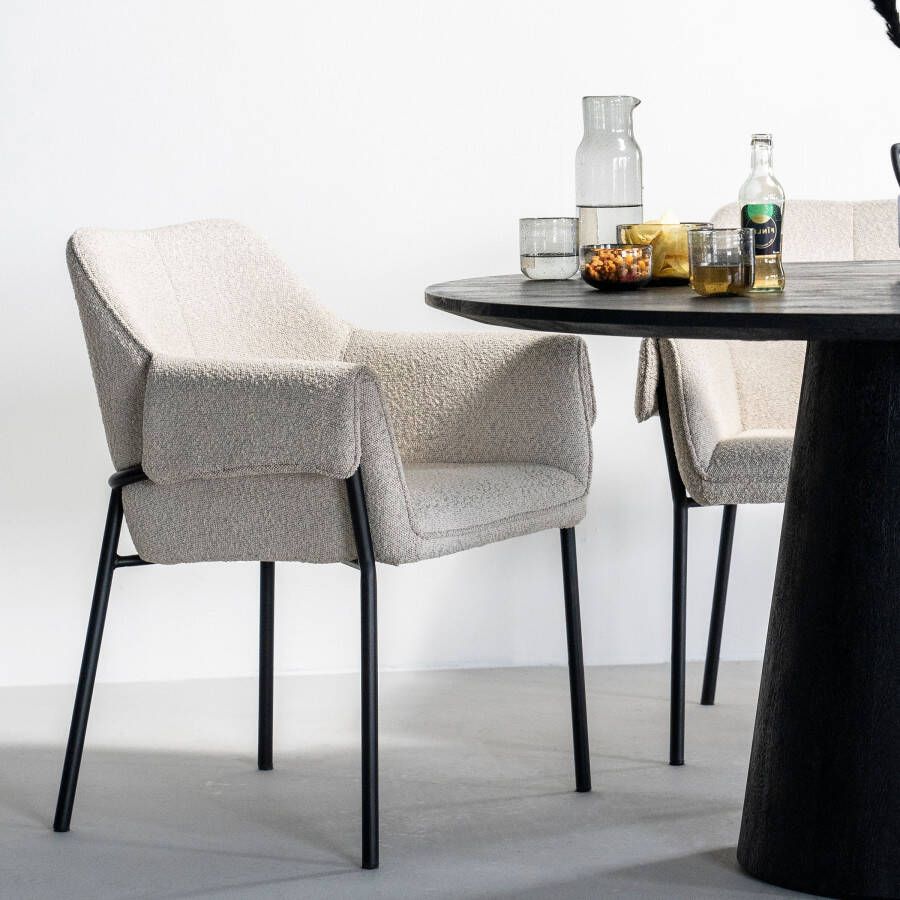 Eleonora Eetkamerstoel Tony beige Copenhagen