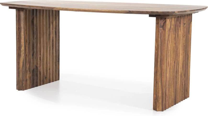 Eleonora Eettafel Alexander Deens ovaal Sheesham hout 170 x 100cm Bruin