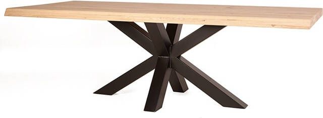 Eleonora Eettafel Jasmijn Boomstam Eiken Naturel 300 x 100cm