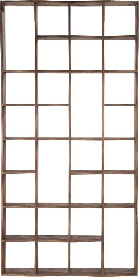 Eleonora Boekenkast Ozzy Mangohout 240 x 120cm Bruin