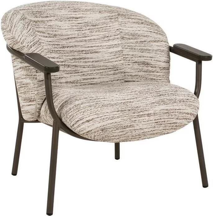 Eleonora Fauteuil Myla Mava stof Bruin