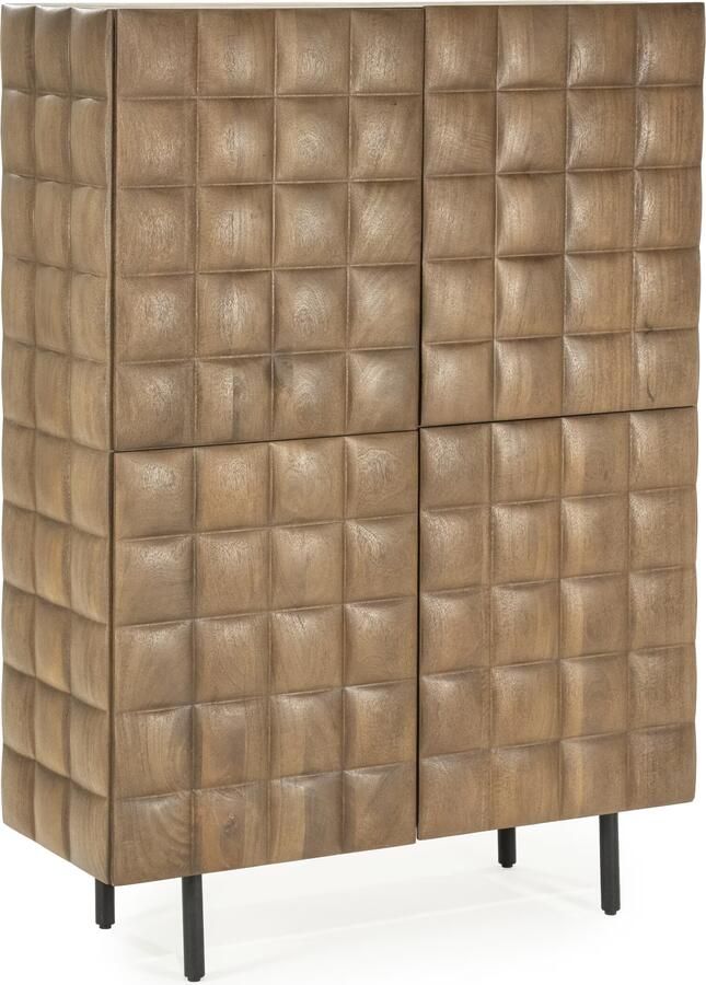 Eleonora Opbergkast Felix Mangohout 147 x 109cm Naturel