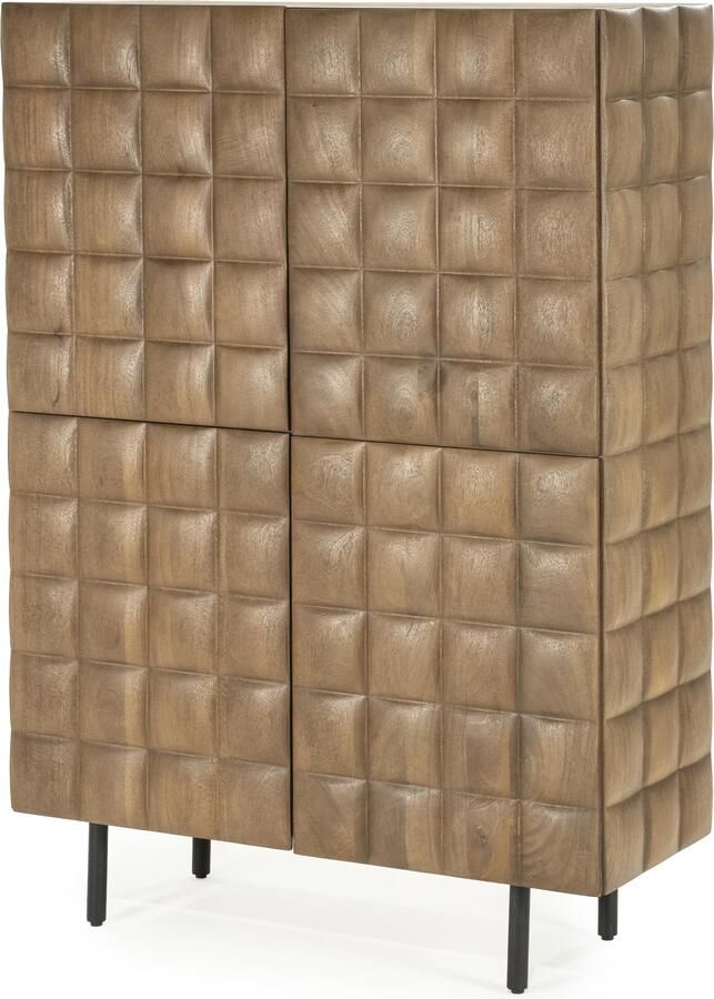 Eleonora Opbergkast Felix Mangohout 147 x 109cm Naturel