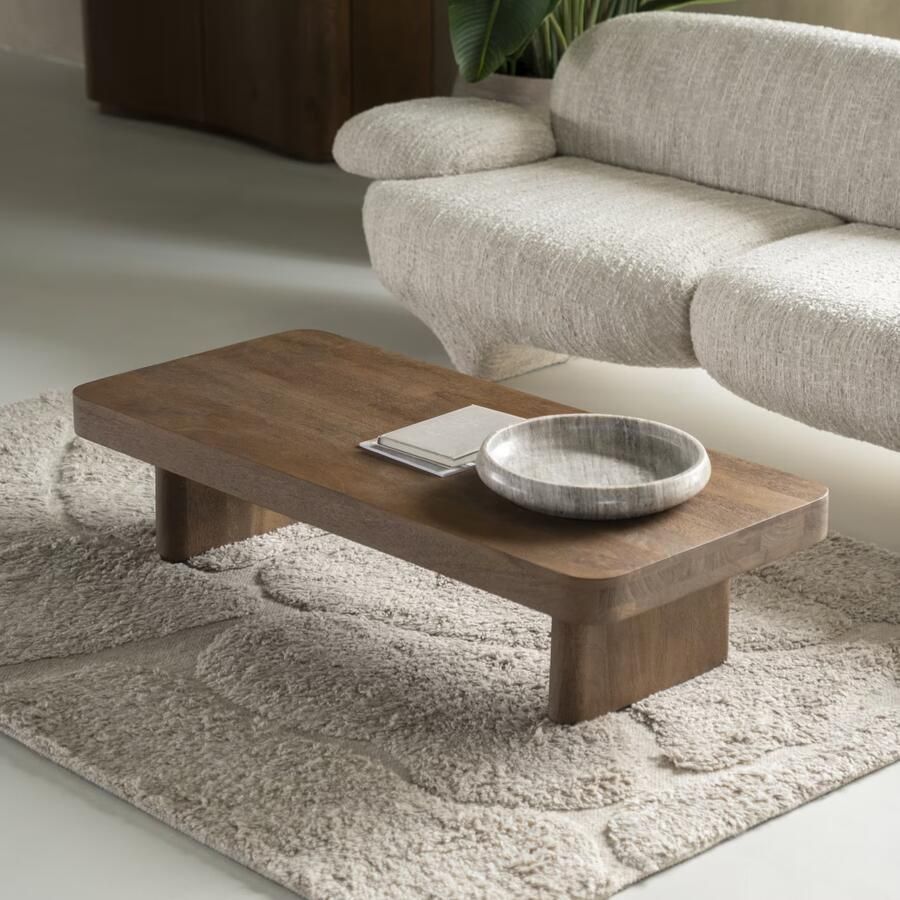 Eleonora Salontafel Edward Mangohout 130 x 60cm Bruin