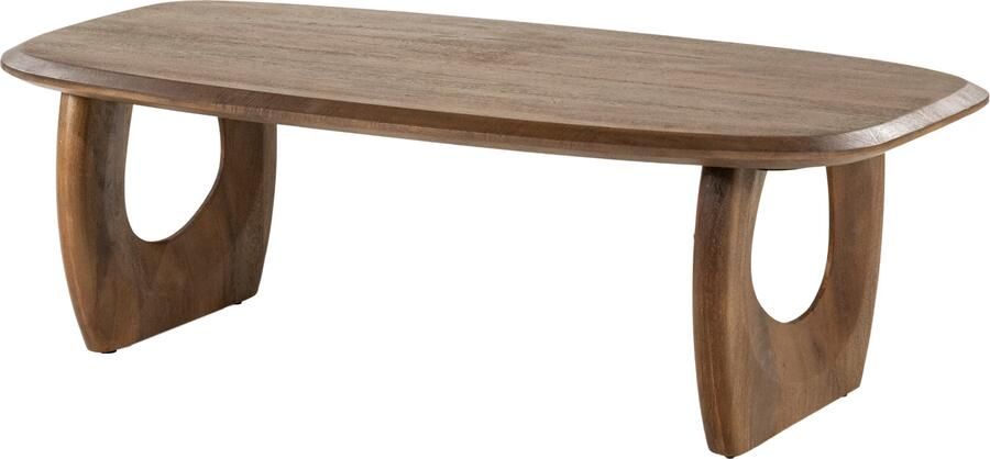 Eleonora Salontafel Phoebe Mangohout 130 x 70cm Bruin