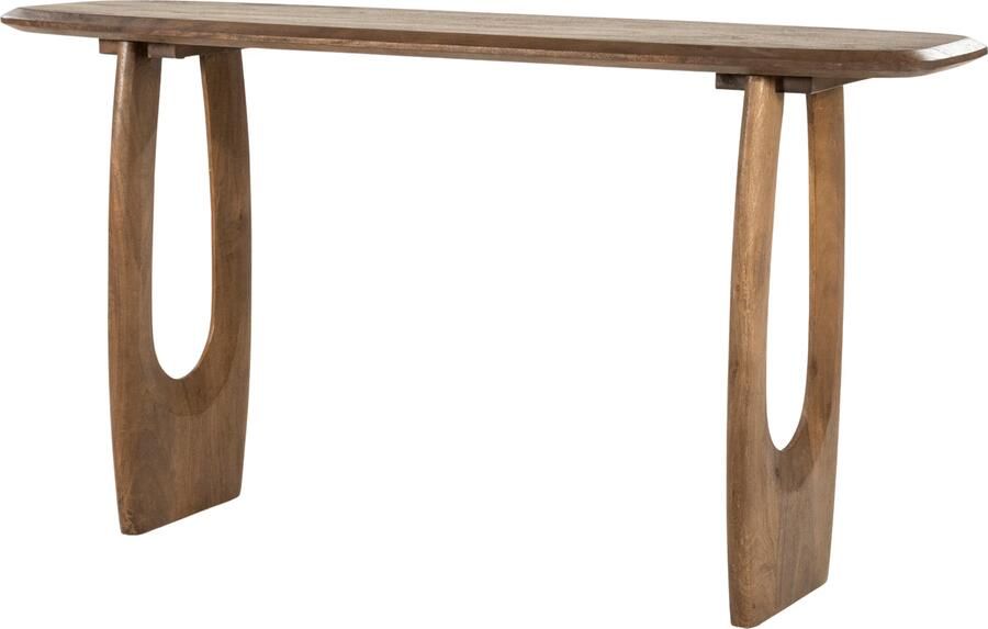 Eleonora Sidetable Phoebe Mangohout 150cm Bruin