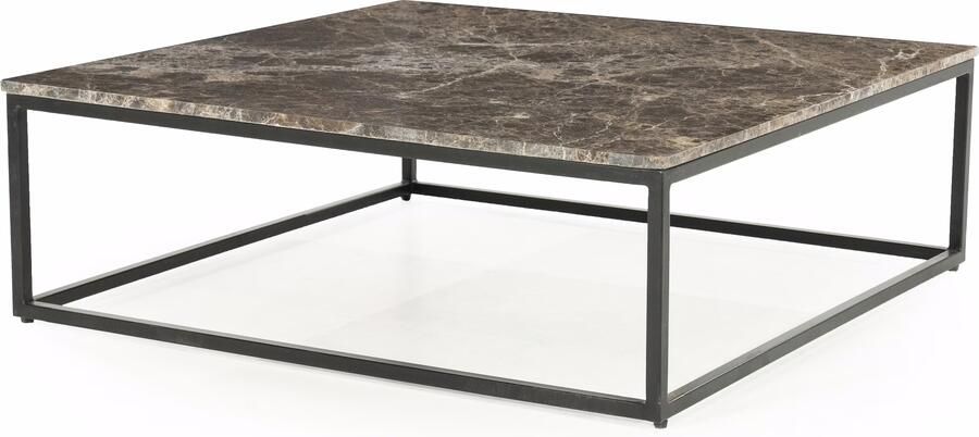 Eleonora Vierkante Salontafel Rico Marmer 98 x 98cm Zwart