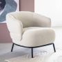 Eleonora Fauteuil David taupe Safari - Thumbnail 1