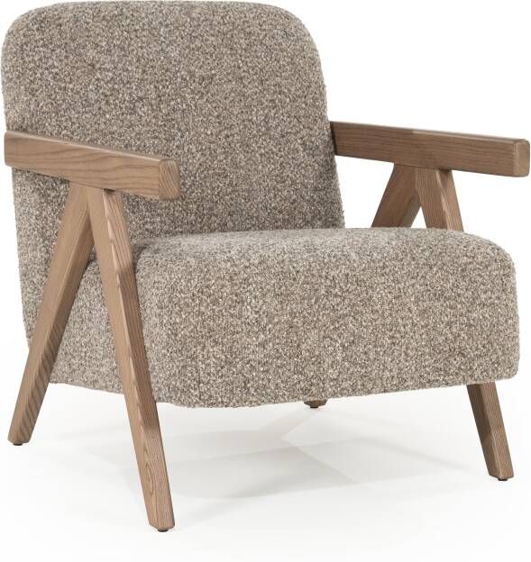 Eleonora Fauteuil Francis Grove Bouclé Taupe