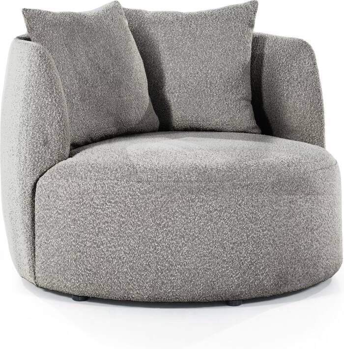 Eleonora Fauteuil Louis met kussen grijs Spark