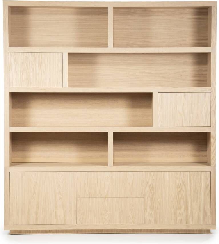 Eleonora | Kabinet Helsinki 200x220 cm Naturel | Woonkamer meubels | Bergkast | Kast