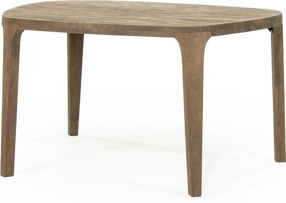 Eleonora Organische Eettafel Taylor Mangohout 140 x 120cm Bruin