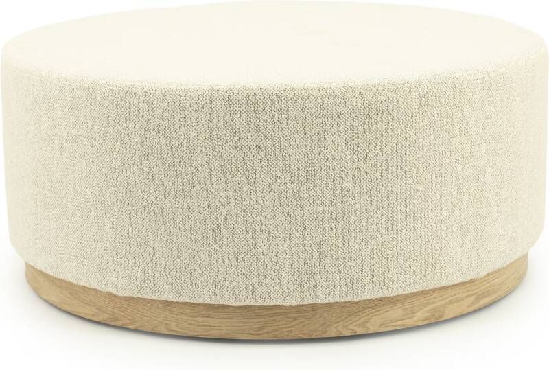 Eleonora Poef Avah Bouclé 80cm Beige