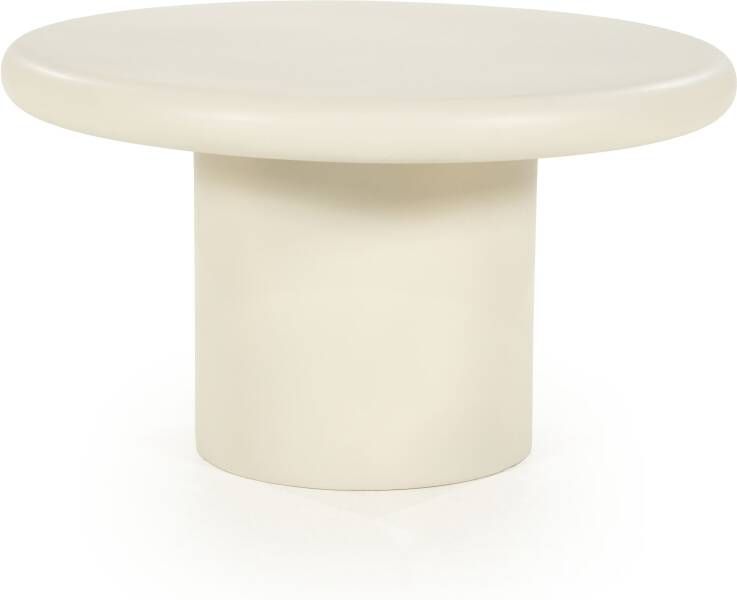 Eleonora Ronde Bijzettafel Jade Magnesium oxide 66cm Zand