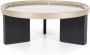 Eleonora Ronde Salontafel Mayson 90cm Beige - Thumbnail 1