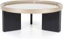 Eleonora Ronde Salontafel Mayson 90cm Beige - Thumbnail 1