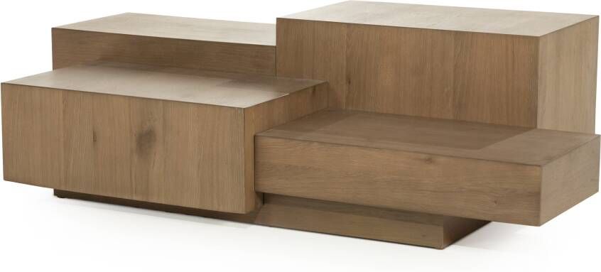 Eleonora Salontafel Quinten Eiken 140 x 75cm Bruin