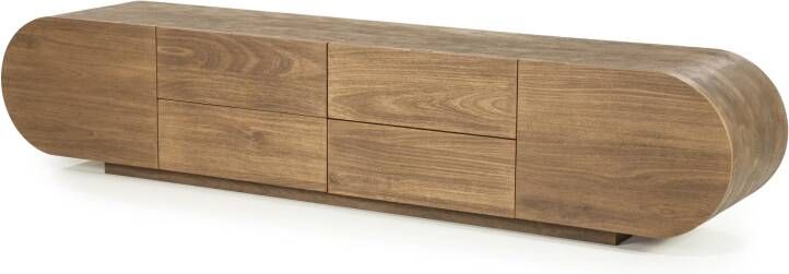 Eleonora TV-meubel King Mangohout 210cm Bruin