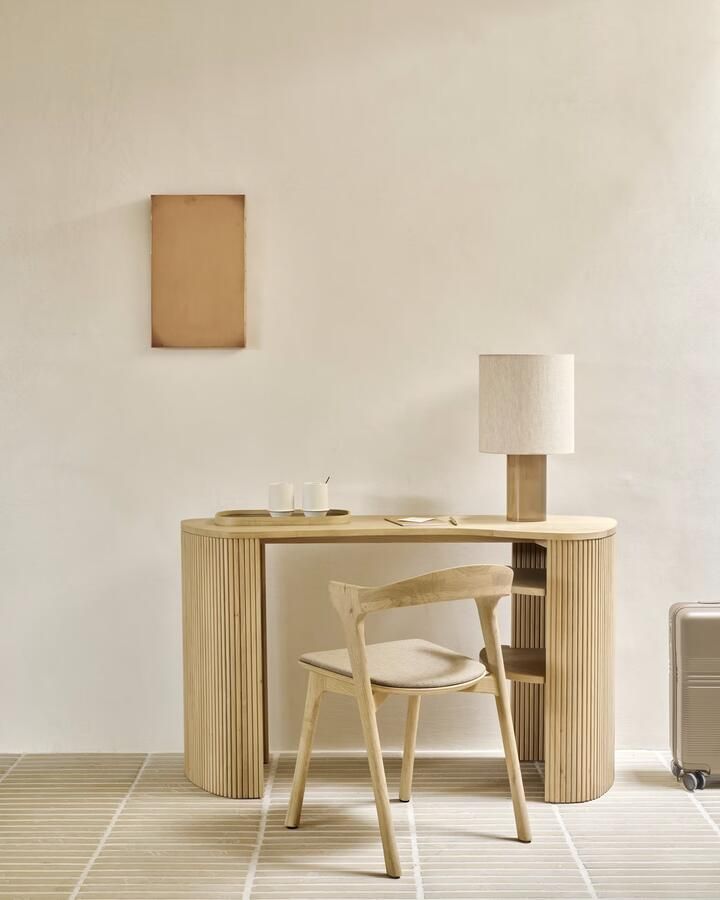 Ethnicraft Organisch Bureau Roller Max Eikenhout 137 x 52cm Naturel