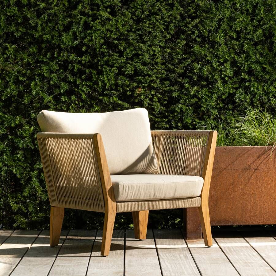 WOOOD Loungestoel San Remo Teakhout