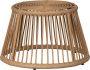 WOOOD Outdoor Hocker Bijzettafel Alatna Wicker 43cm Naturel Rond - Thumbnail 1