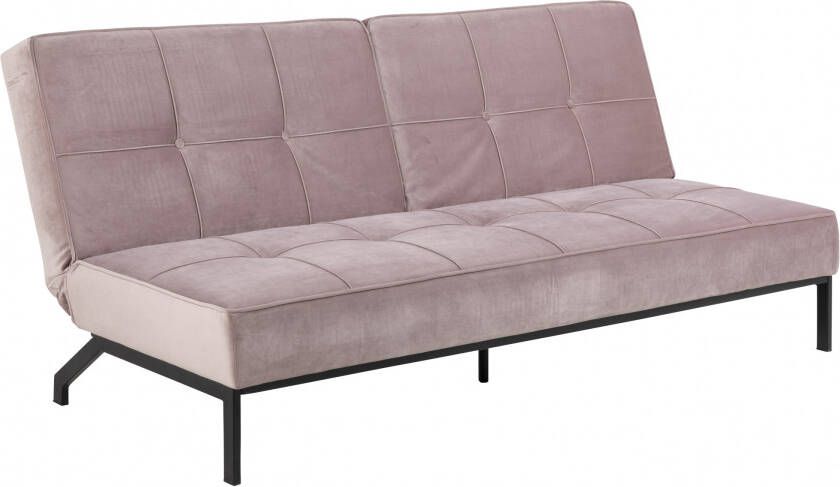 Bendt Slaapbank 'Maja' Velvet kleur Dusty Rose