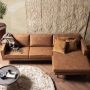 BePureHome Rodeo Chaise Longue Rechts Recycle Leer Cognac 85x300x86 - Thumbnail 7