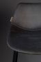 Dutchbone Barkruk 'Franky' Velvet (zithoogte 65cm) kleur Grijs - Thumbnail 6