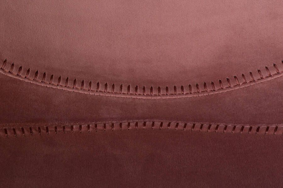 Dutchbone Barkruk 'Franky' Velvet (zithoogte 65cm) kleur Roze