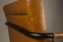 Dutchbone Eetkamerstoel 'Stitched' PU kleur Cognac - Thumbnail 6