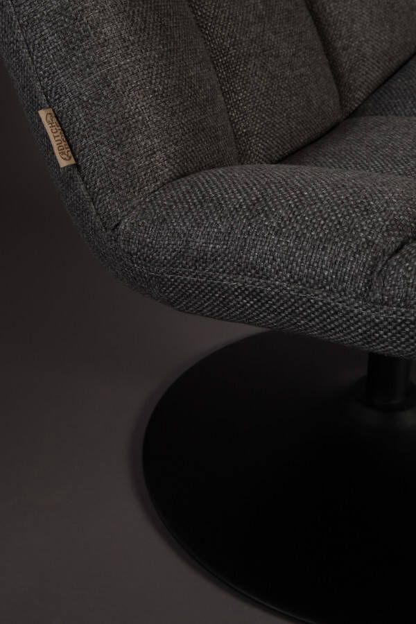 Dutchbone Fauteuil 'Bar' kleur Donkergrijs