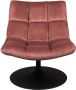 Dutchbone Fauteuil 'Bar' Velvet kleur Roze - Thumbnail 3