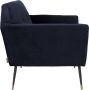 Dutchbone Fauteuil 'Kate' kleur Donkerblauw - Thumbnail 3