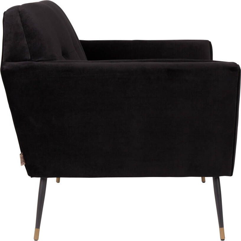 Dutchbone Fauteuil 'Kate' kleur Zwart