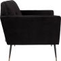 Dutchbone Fauteuil 'Kate' kleur Zwart - Thumbnail 3