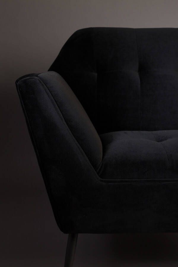 Dutchbone Fauteuil 'Kate' kleur Zwart