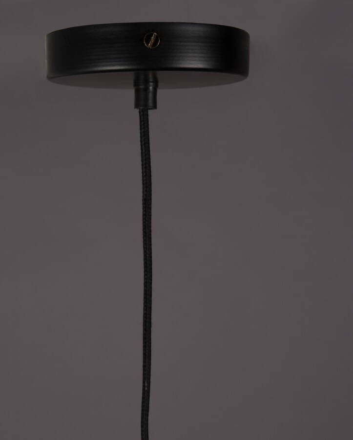 Dutchbone Hanglamp 'Tan' Rattan kleur Zwart