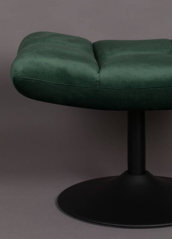 Dutchbone Hocker 'Bar' Velvet kleur Groen