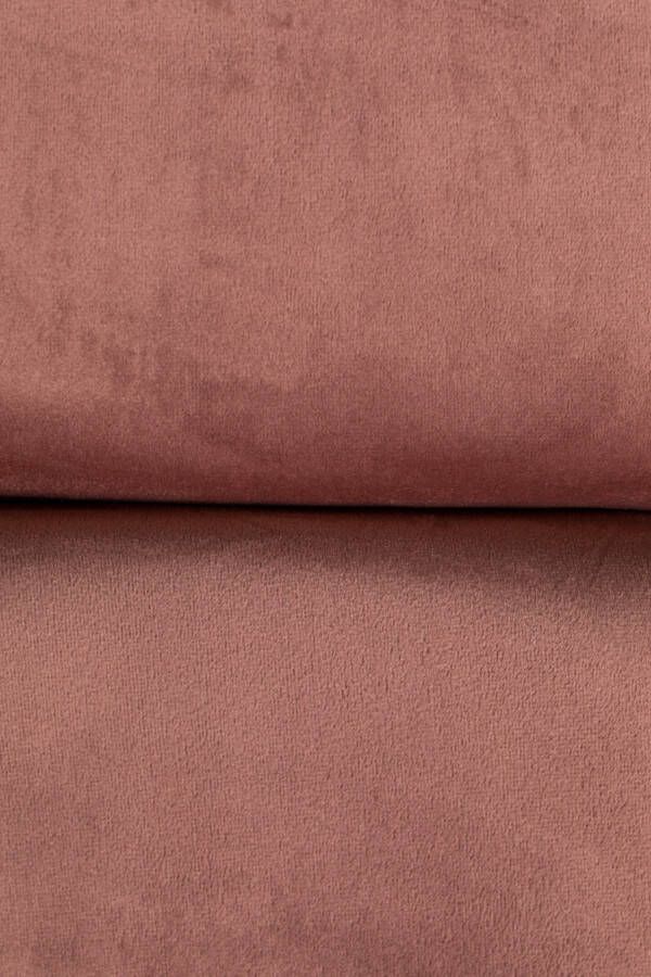 Dutchbone Hocker 'Bar' Velvet kleur Roze