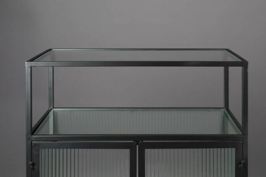 Dutchbone Opbergkast 'Boli' Glas en metaal 105 x 65cm