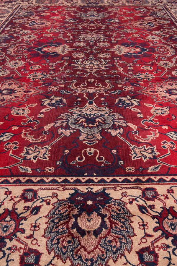 Dutchbone Vloerkleed 'Bid' 200 x 300cm kleur Old Red