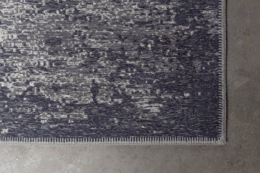 Dutchbone Vloerkleed 'Caruso' 170 x 240cm kleur Distressed Blue