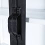 Eleonora Vitrinekast 'Indar' Metaal en glas kleur Zwart 220 x 140cm - Thumbnail 5
