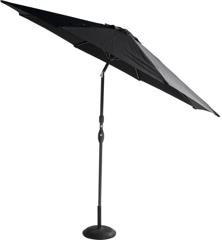 Hartman Parasol 'Sunline' 300cm kleur Zwart