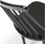 Kave Home Tressia stoel van MDF en massief rubberhout met zwarte lak - Thumbnail 3
