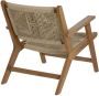 Kave Home Geralda fauteuil in acaciahout met donkere afwerking FSC 100% - Thumbnail 4