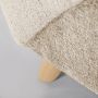 Kave Home Meghan fauteuil in beige chenille en hout met natuurlijke afwerking - Thumbnail 9